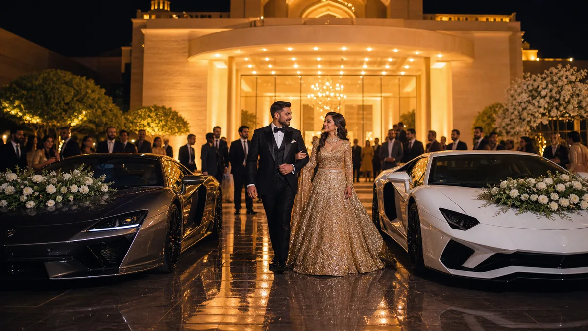 How Many Wedding Cars Do You Need for a South Asian Wedding?